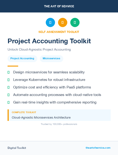 Project Accounting Toolkit