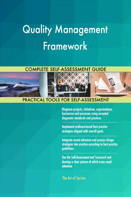 Quality Management Framework Toolkit