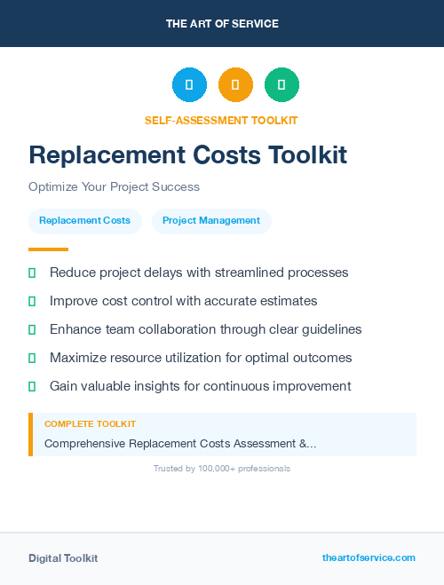 Replacement Costs Toolkit