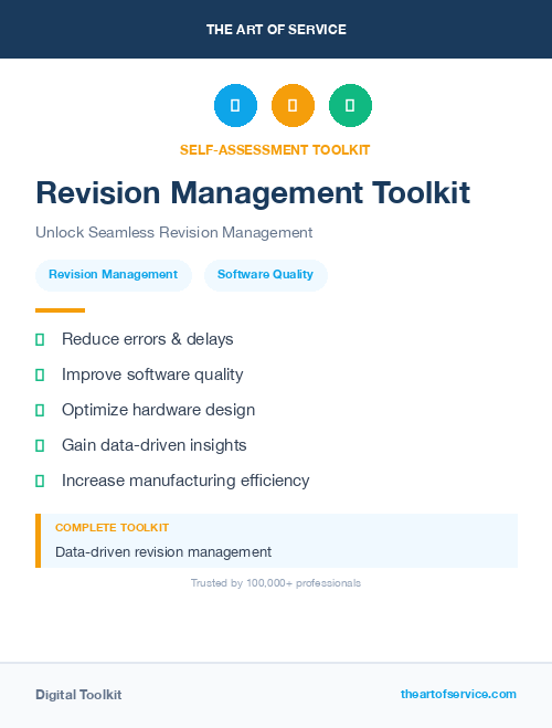 Revision Management Toolkit