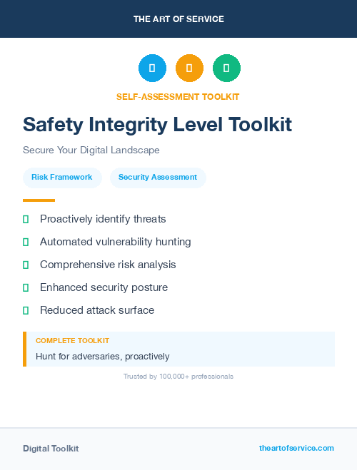 Safety Integrity Level Toolkit