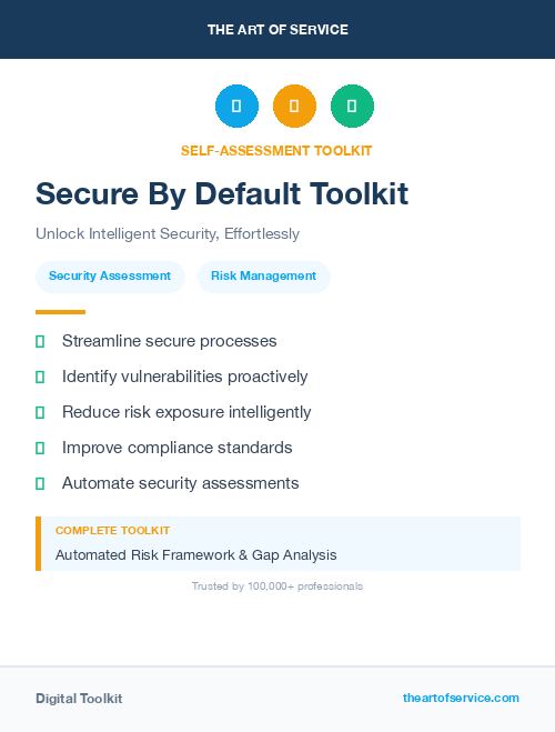 Secure By Default Toolkit