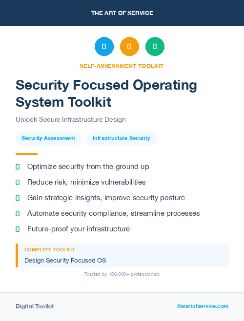 Security Focused Operating System Toolkit