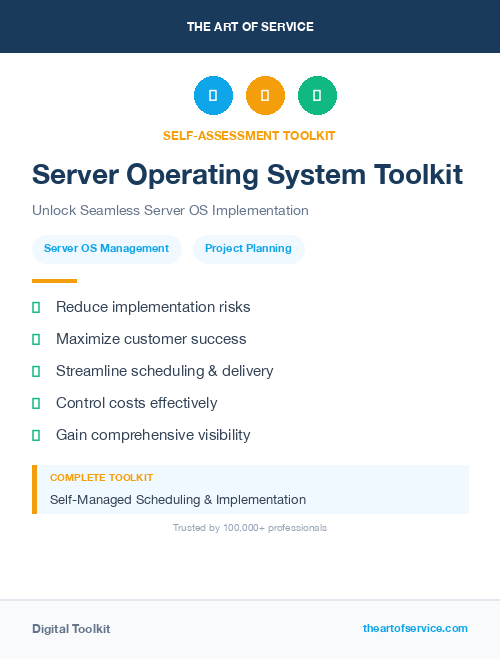 Server Operating System Toolkit