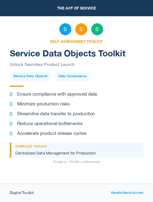 Service Data Objects Toolkit