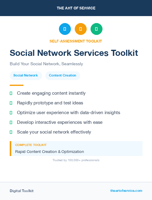 Social Network Services Toolkit