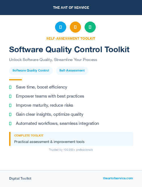 Software Quality Control Toolkit