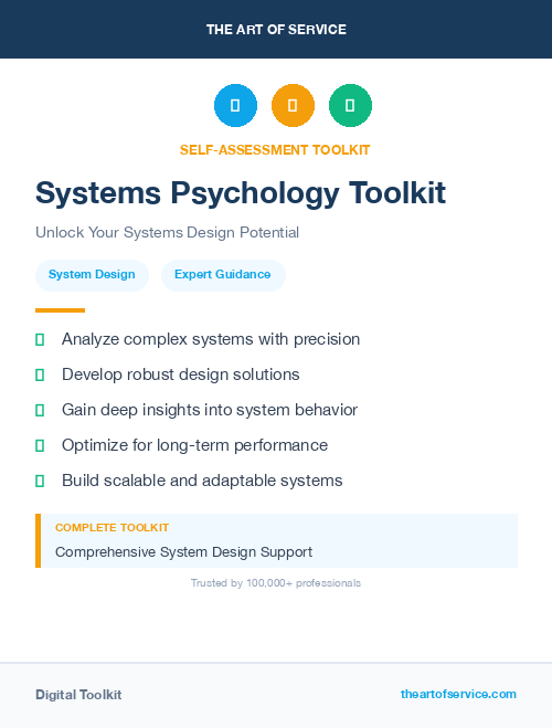 Systems Psychology Toolkit