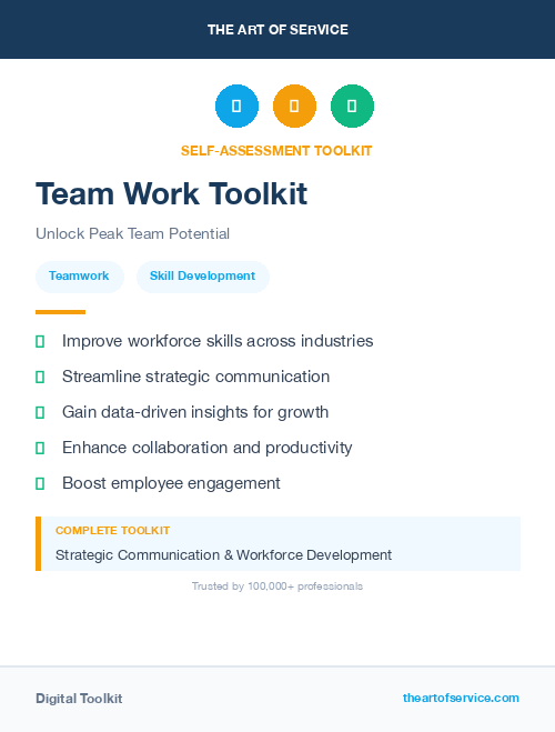 Team Work Toolkit
