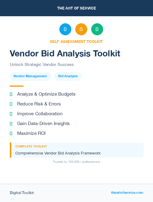 Vendor Bid Analysis Toolkit