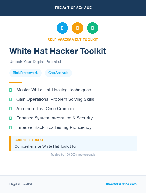 White Hat Hacker Toolkit