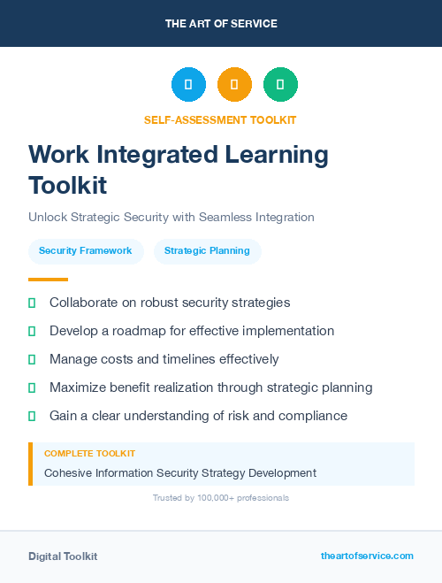 Work Integrated Learning Toolkit