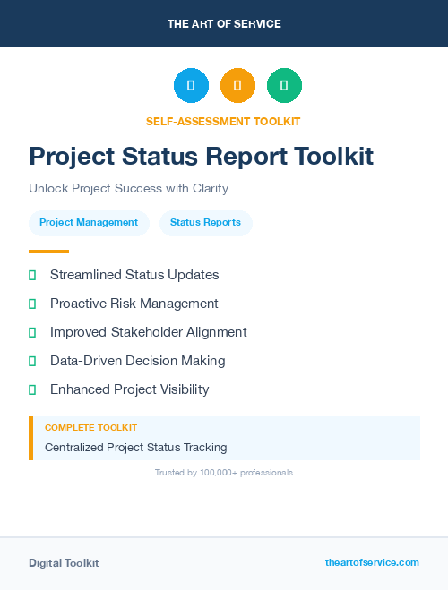 Project Status Report Toolkit