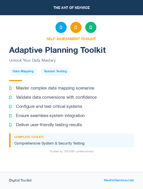 Adaptive Planning Toolkit
