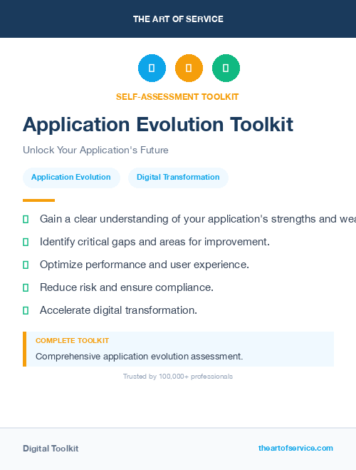 Application Evolution Toolkit