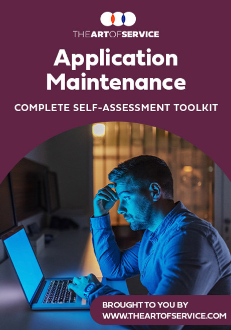 Application Maintenance Toolkit