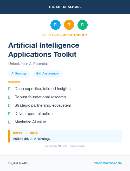 Artificial Intelligence Applications Toolkit
