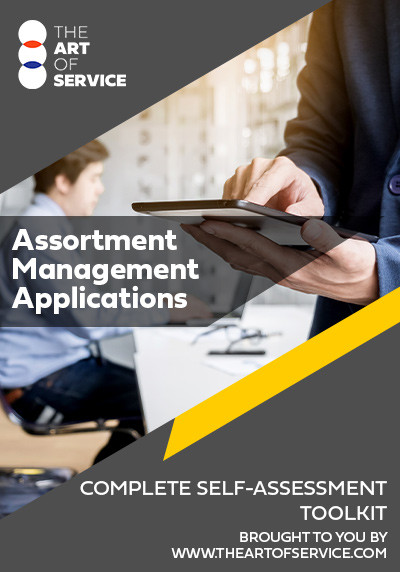 Assortment Management Applications Toolkit