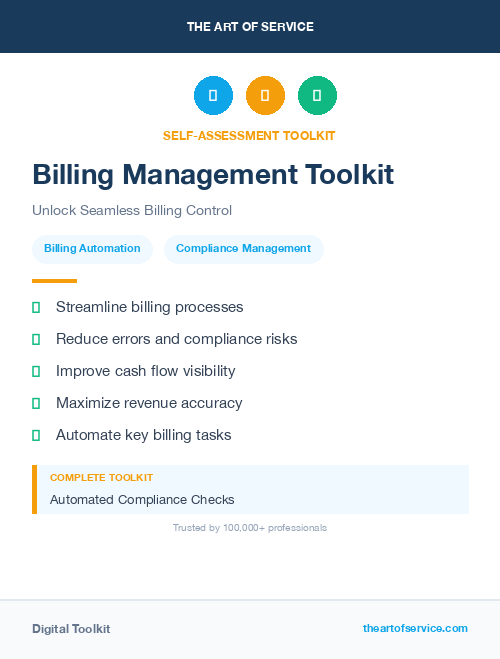 Billing Management Toolkit