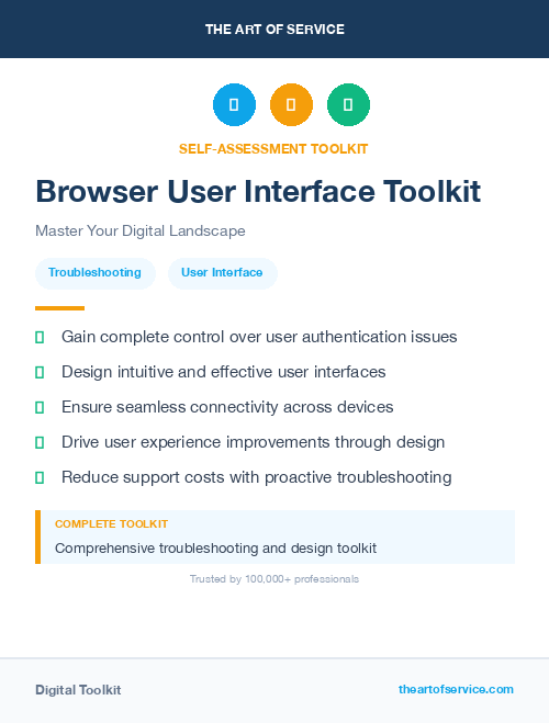 Browser User Interface Toolkit