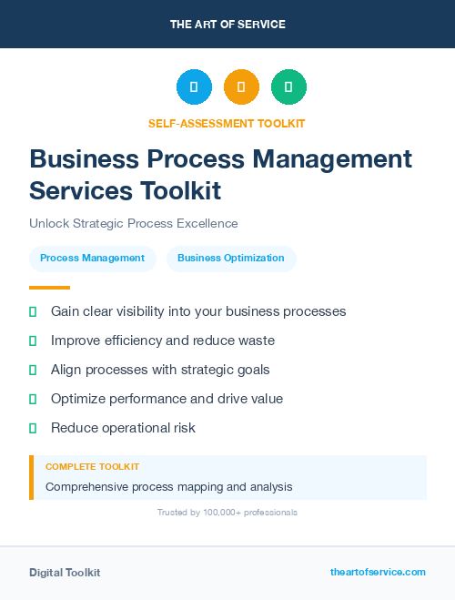 Business Process Management Services Toolkit