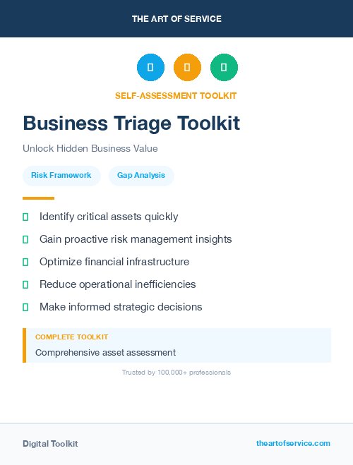Business Triage Toolkit