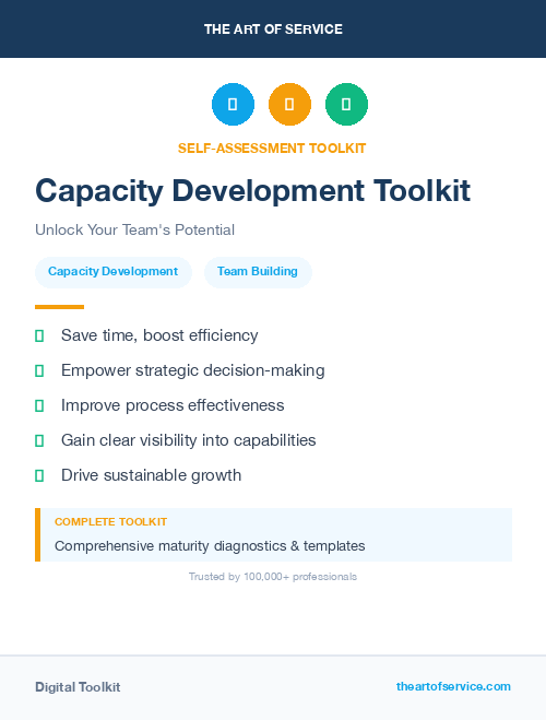 Capacity Development Toolkit