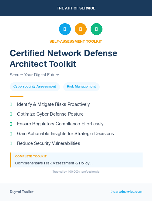 Certified Network Defense Architect Toolkit