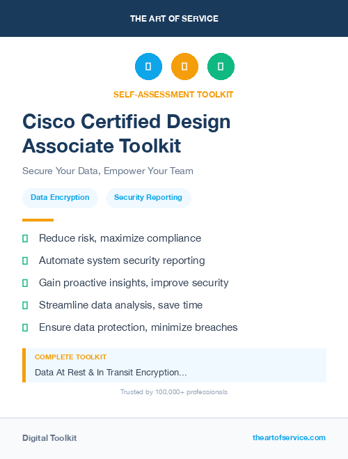 Cisco Certified Design Associate Toolkit