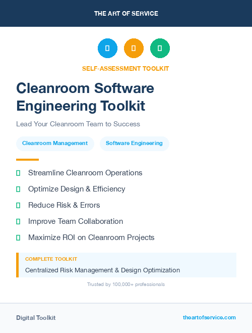 Cleanroom Software Engineering Toolkit
