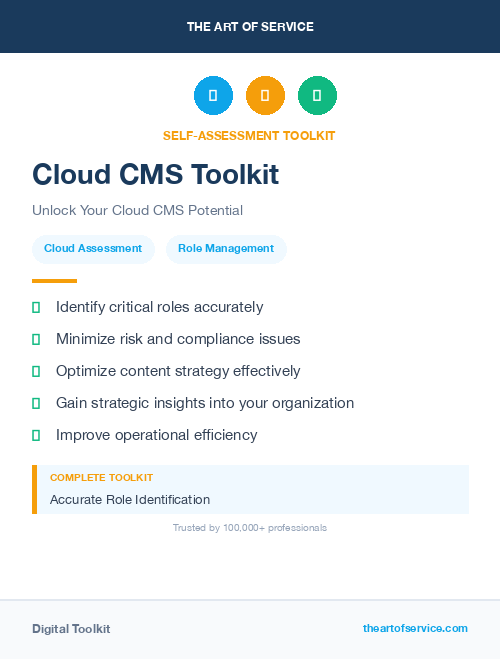 Cloud CMS Toolkit