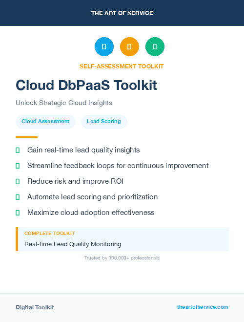 Cloud DbPaaS Toolkit