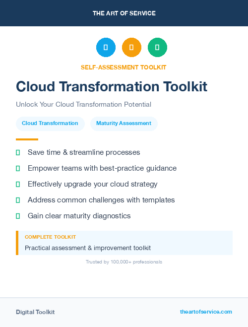 Cloud Transformation Toolkit