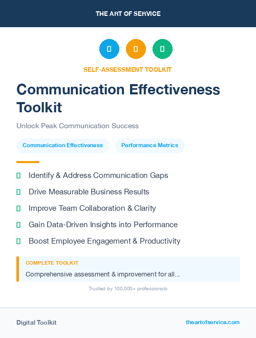 Communication Effectiveness Toolkit