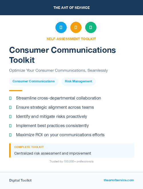 Consumer Communications Toolkit