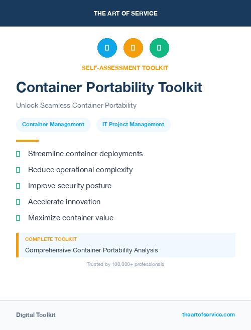 Container Portability Toolkit