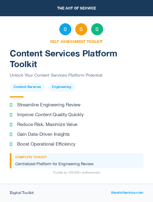 Content Services Platform Toolkit