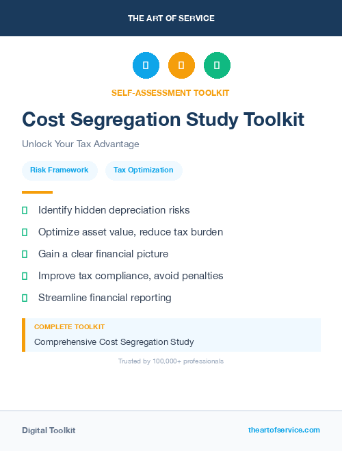 Cost Segregation Study Toolkit