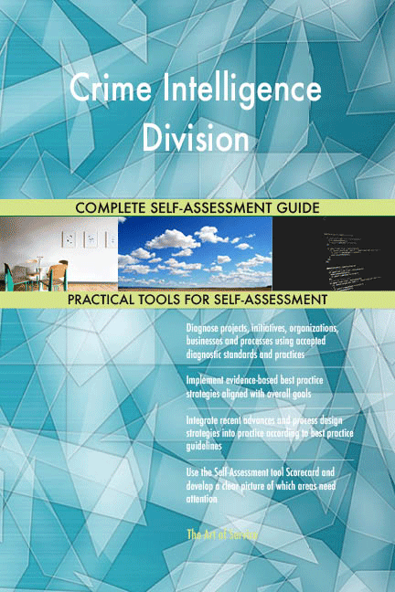 Crime Intelligence Division Toolkit