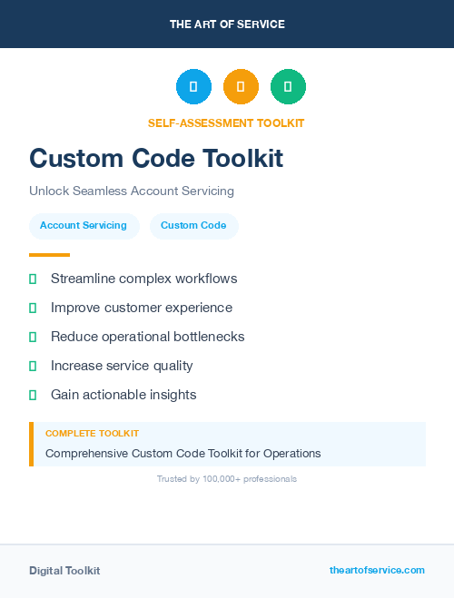 Custom Code Toolkit