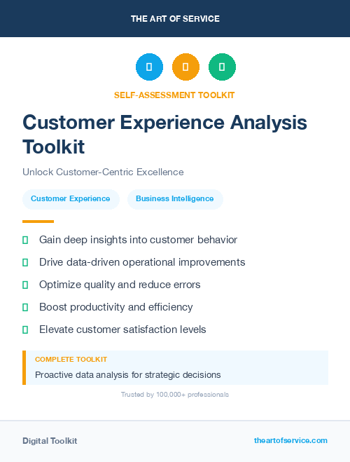 Customer Experience Analysis Toolkit