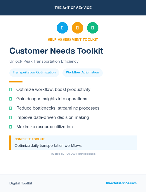 Customer Needs Toolkit