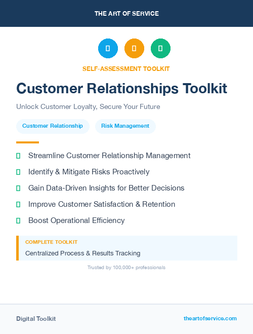 Customer Relationships Toolkit