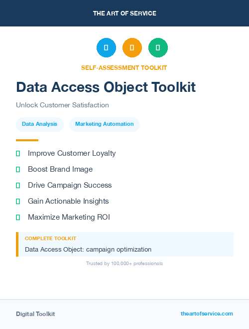 Data Access Object Toolkit