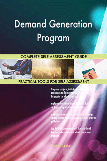 Demand Generation Program Toolkit