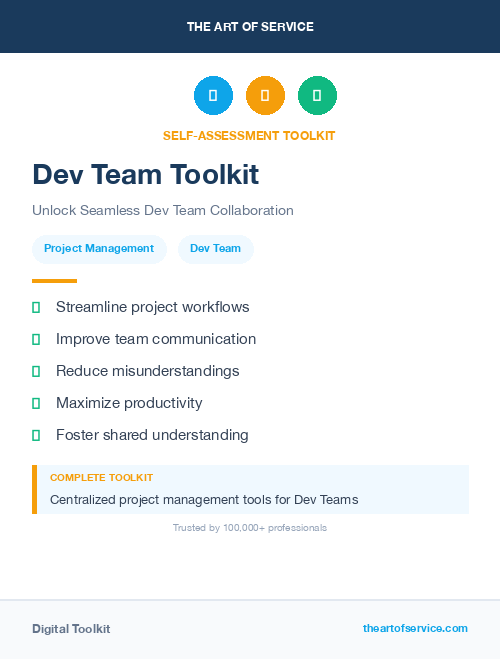Dev Team Toolkit