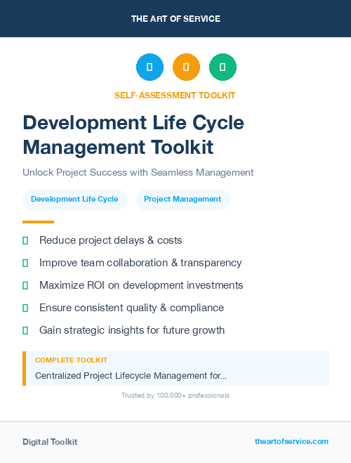 Development Life Cycle Management Toolkit
