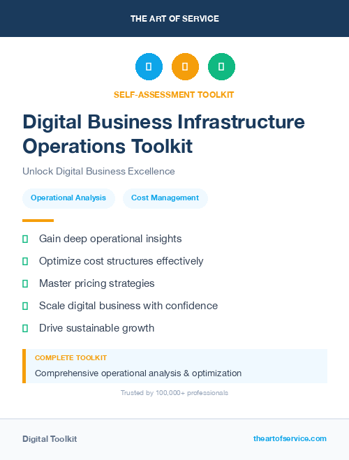 Digital Business Infrastructure Operations Toolkit