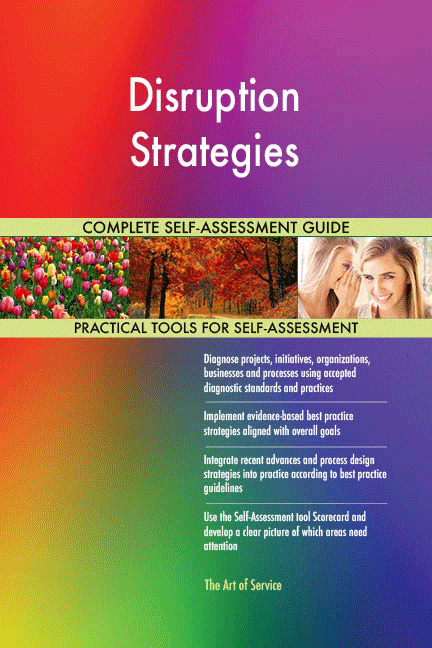 Disruption Strategies Toolkit