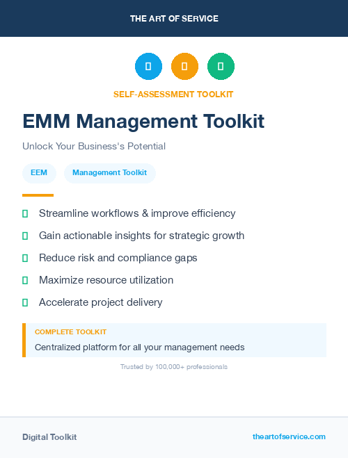 EMM Management Toolkit